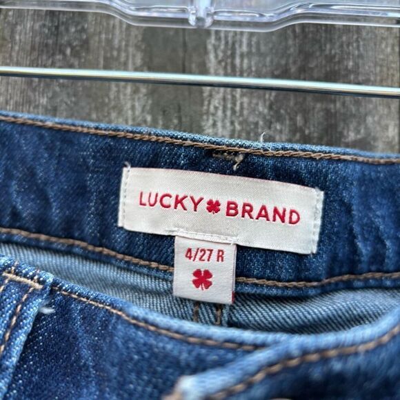 Lucky Brand Boy Mid Rise Relaxed Straight Jeans 4 - Picture 2 of 6